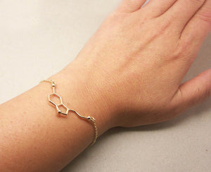 Serotonin (Love) Molecular Structure Bracelet - Science Geek Club